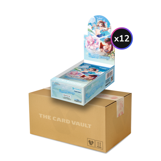 Hololive Official Card Game - Extra Booster - Summer Hologram - Display Case (12X Booster Boxes)