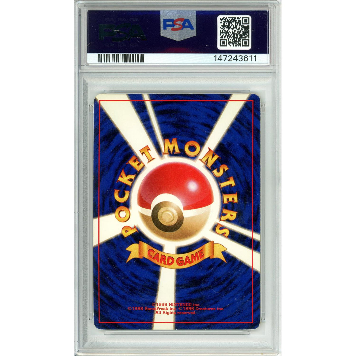 Pokemon Graded: Jp Blastoise #9 Cd Promo (1999) Holo PSA 5