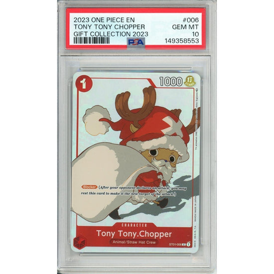 Pokemon Graded: Tony Tony Chopper St01-006 Gift Collection 2023 PSA 10