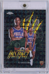 2025 Topps Chrome VJ Edgecombe #INS13 /50 Instinct Gold Refractor Rookie RC Basketball Card