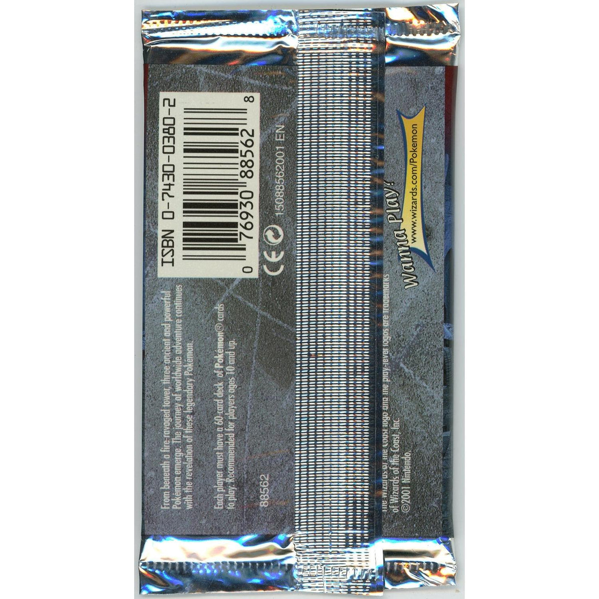 Pokemon: Sealed Neo Revelation 1St Edition Booster Pack (Misdreavus Artwork)