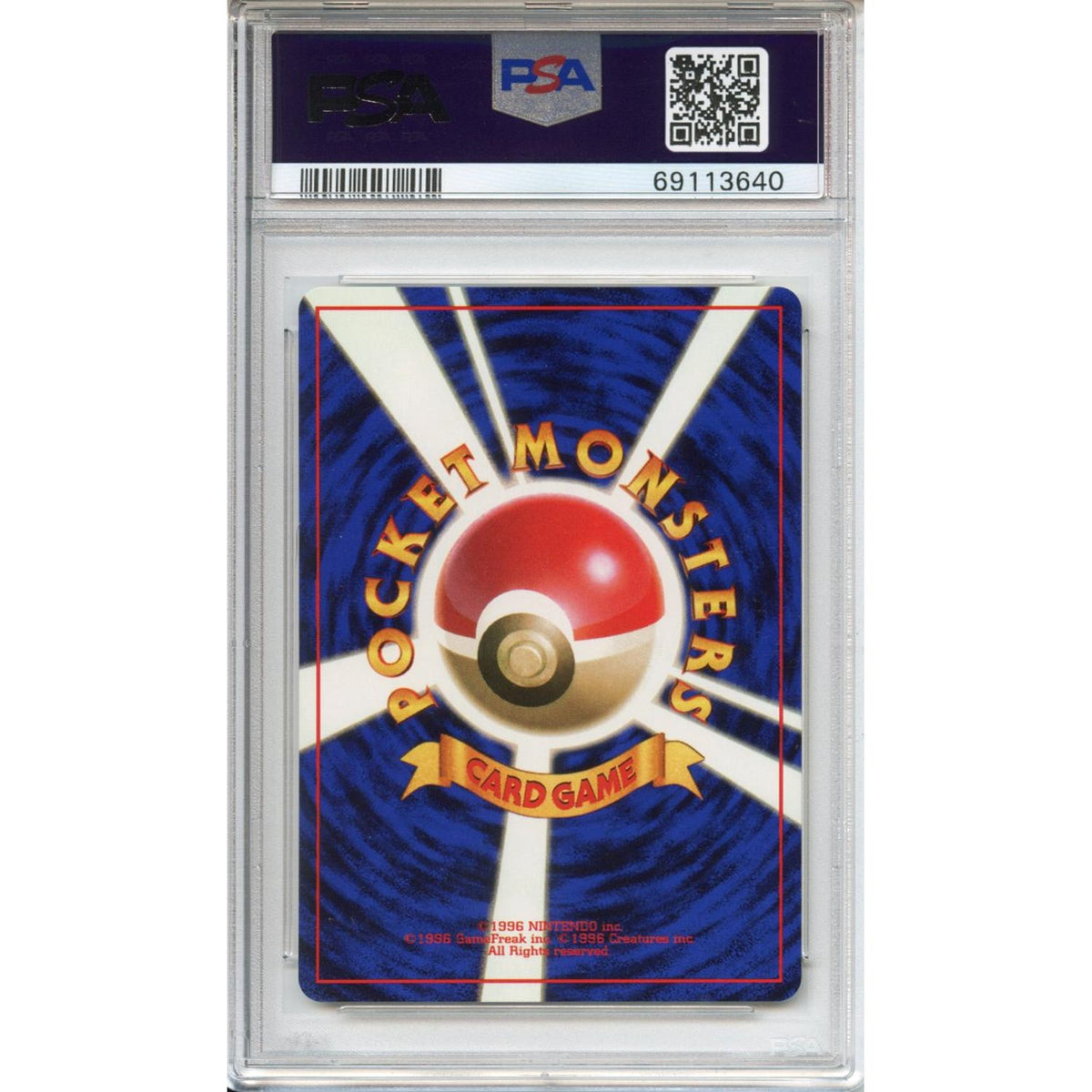 Pokemon Graded: Jp Sunkern #191 Natta Wake Vol.4 Promo (2000) PSA 10