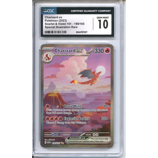Pokemon Graded: Charizard Ex CGC 10