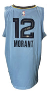 Ja Morant Signed Memphis Grizzlies Light Blue Nike Swingman Jersey BAS