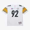 Mitchell & Ness James Harrison Pittsburgh Steelers 2005 White Authentic Jersey