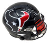 Jayden Higgins Signed Houston Texans FS Authentic SpeedFlex Helmet w/ Visor BAS