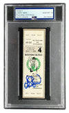 Larry Bird Signed Celtics vs Bucks Nov 7 1980 Ticket Stub PSA/DNA Auto Gem MT 10