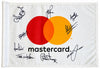 Mastercard Tournament Multi-Signed Golf Flag Tom Watson Justin Rose & More BAS