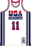 Mitchell & Ness Karl Malone Team USA 1992 White Authentic Jersey