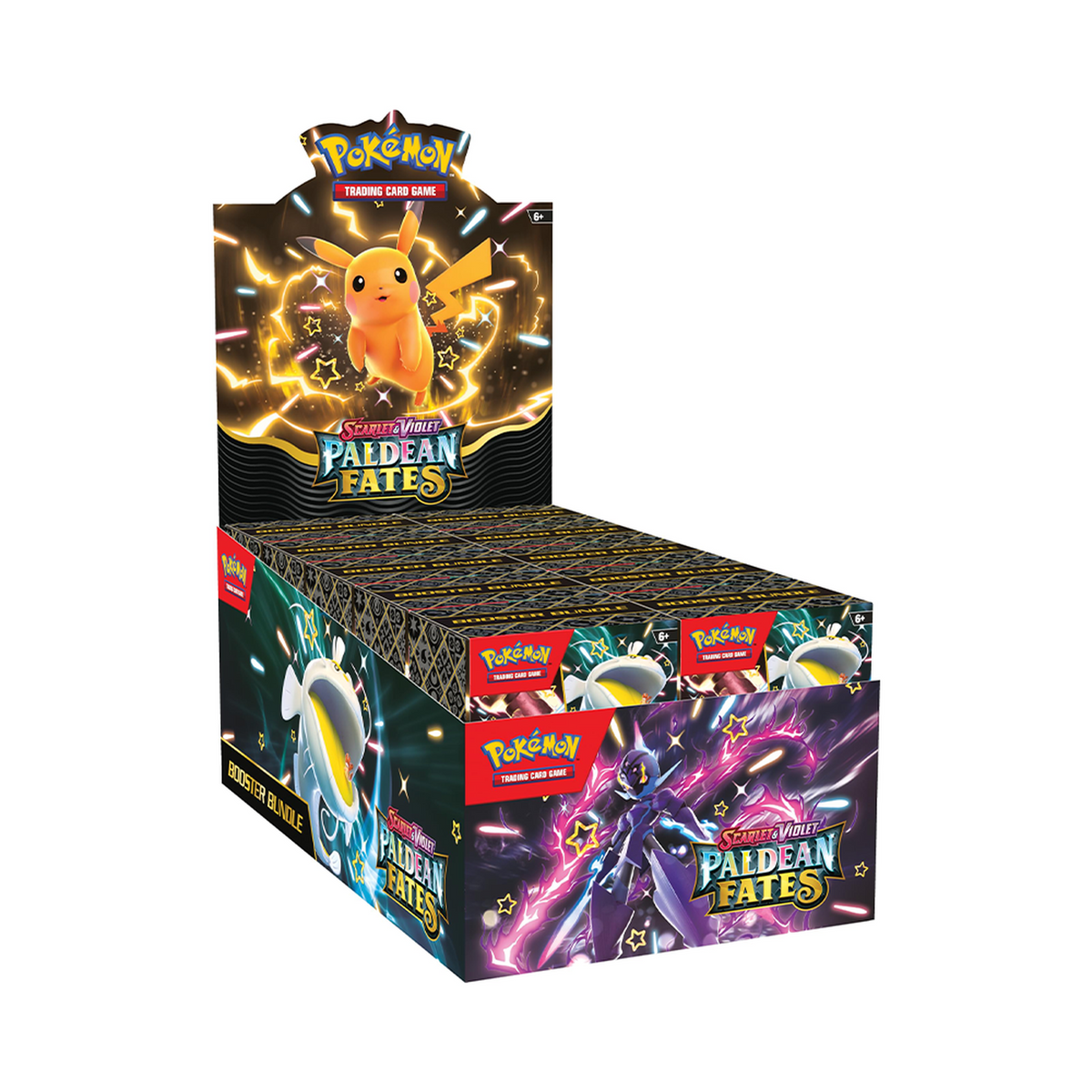 Pokemon Scarlet And Violet Paldean Fates Booster Bundle Display Box