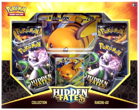 Hidden Fates Raichu Gx Collection Box