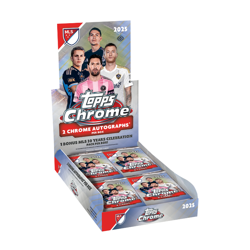 2025 Topps Chrome Mls Soccer Hobby Box