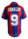 Ronaldo Signed Barcelona Red Kappa Soccer Jersey BAS