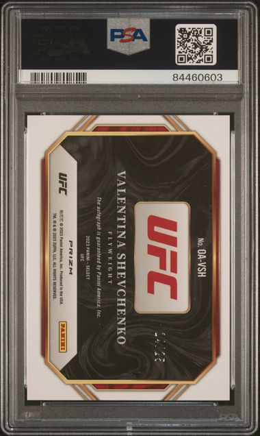 2023 Panini Select UFC - Valentina Shevchenko Oavsh - Tie Dye Signature /25 - PSA 10 / 10