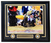 Troy Polamalu Signed Framed 16x20 Pittsburgh Steelers Sack vs Ravens Photo BAS