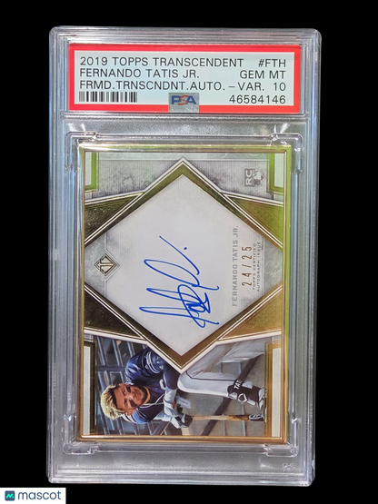 2019 Topps Transcendent Framed Auto Fernando Tatis Jr. Auto Var. PSA 10