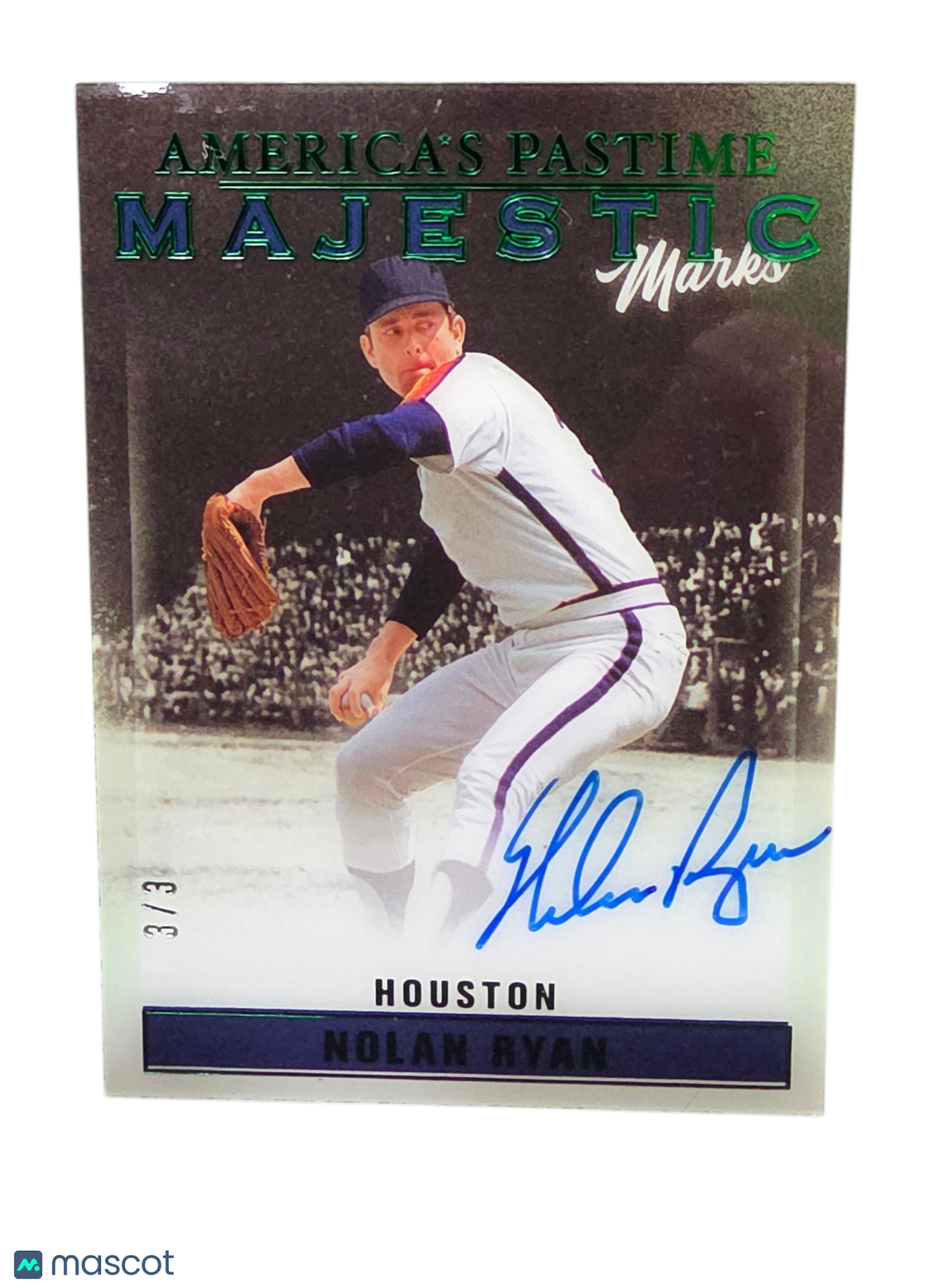 2023 Panini America's Pastime Majestic Marks Nolan Ryan #Mm-Nr 3 / 3