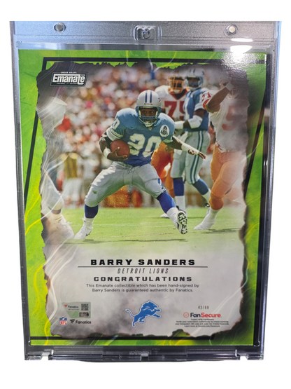 2024 Fanatics Emanate Barry Sanders 43/99