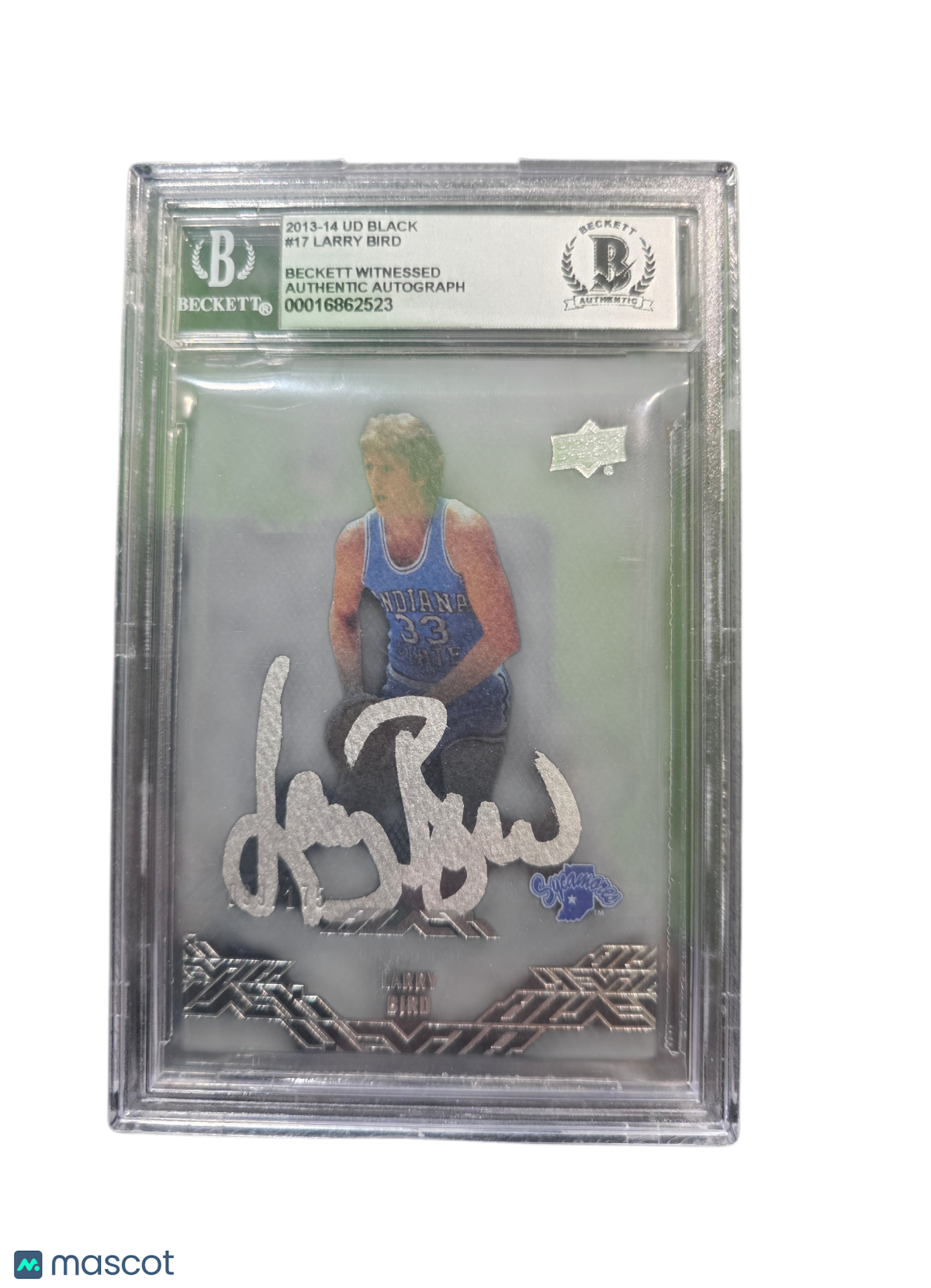 2013 Ud Black Larry Bird #17 /175 BGS Authentic