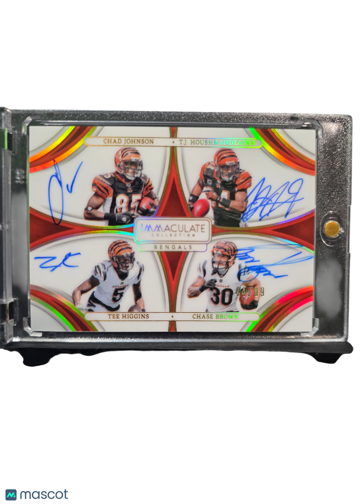 2024 Panini Immaculate Collection Chase Brown Tee Higgins Chad Johnson T.J.
