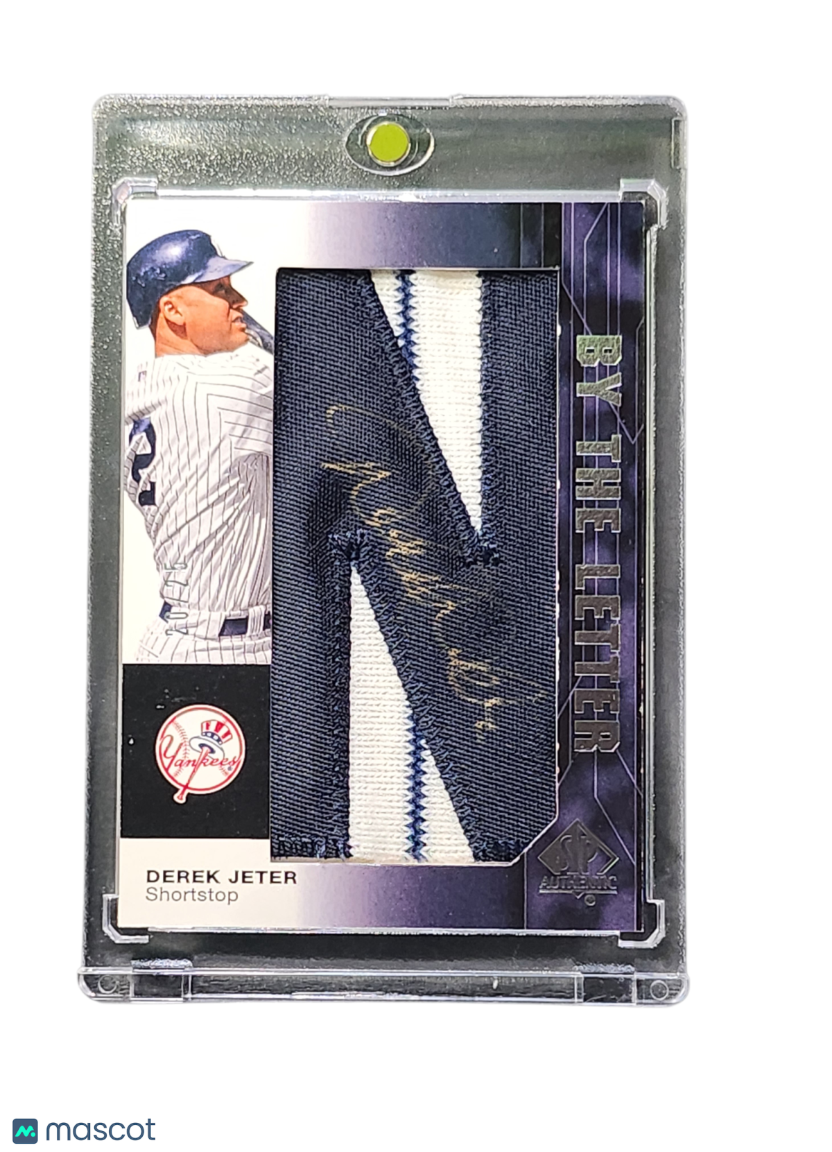 2008 Upper Deck Sp Authentic By The Letter Derek Jeter #Bl-Dj Patch