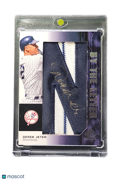 2008 Upper Deck Sp Authentic By The Letter Derek Jeter #Bl-Dj Patch