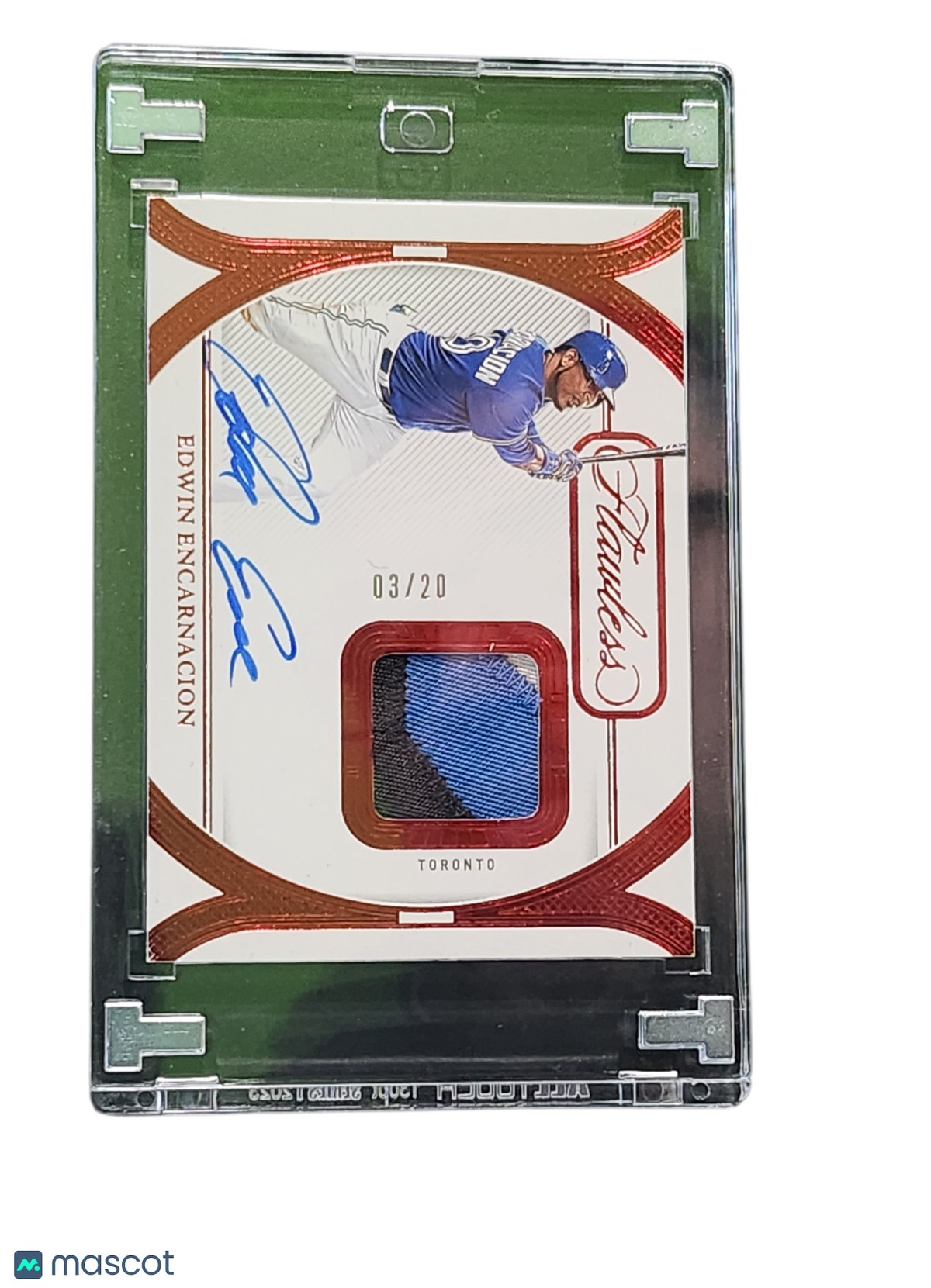 2024 Panini Flawless Edwin Encarnacion #Ppe-Ee 03/20 Prime Patch