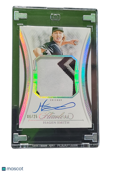 2025 Panini Flawless Baseball Hagen Smith #Fpa-Hs 06/25