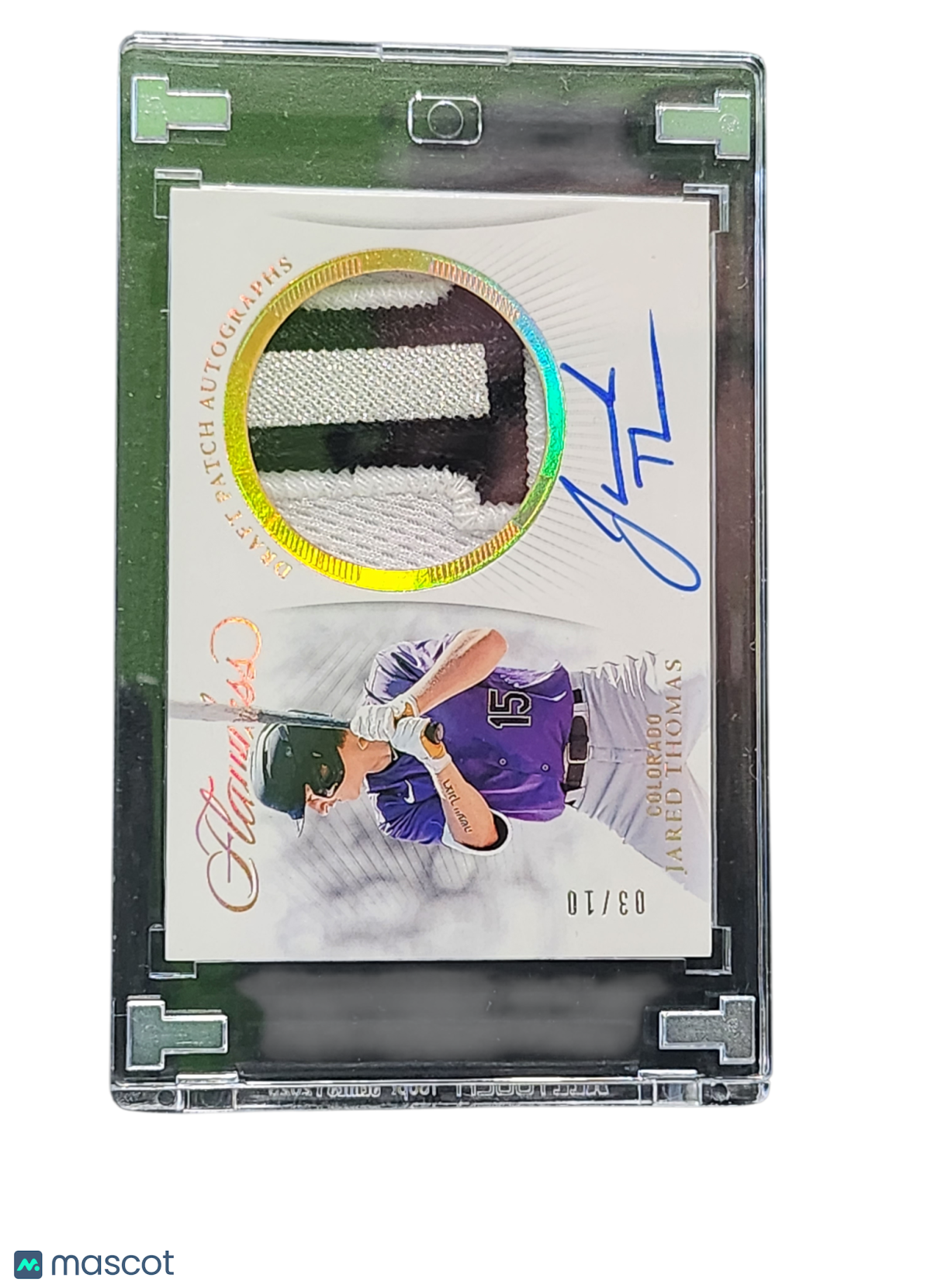 2025 Panini Flawless Jared Thomas #Dp-Jt The Diamond