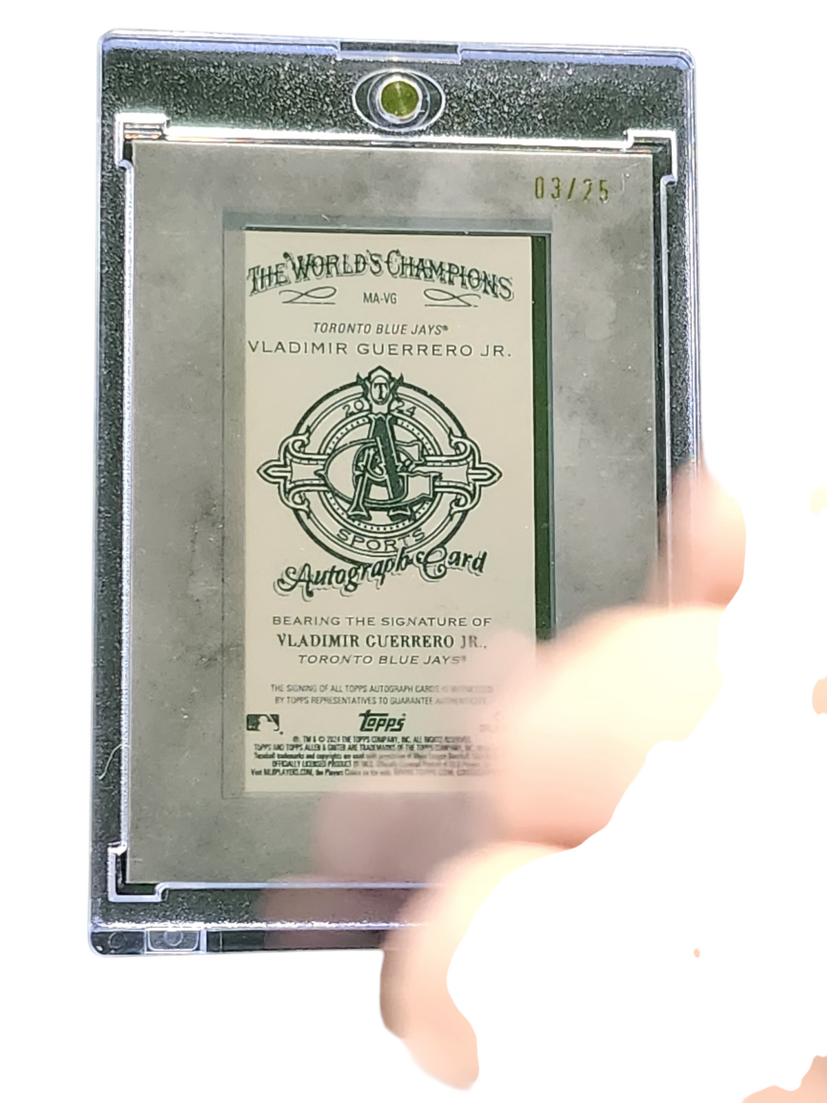 2024 Topps Allen & Ginter Vladimir Guerrero Jr.