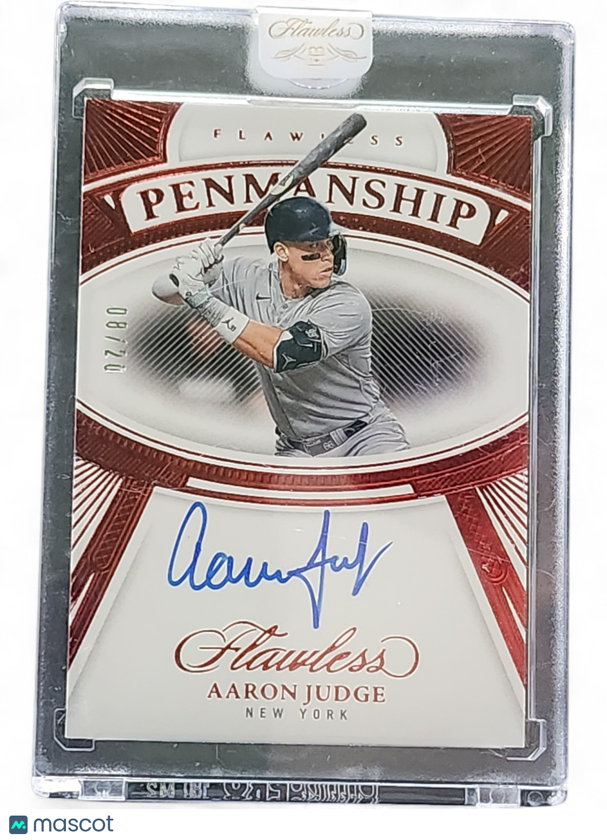 2024 Panini Flawless Baseball Penmanship Aaron Judge #Fp-Aj 08/20