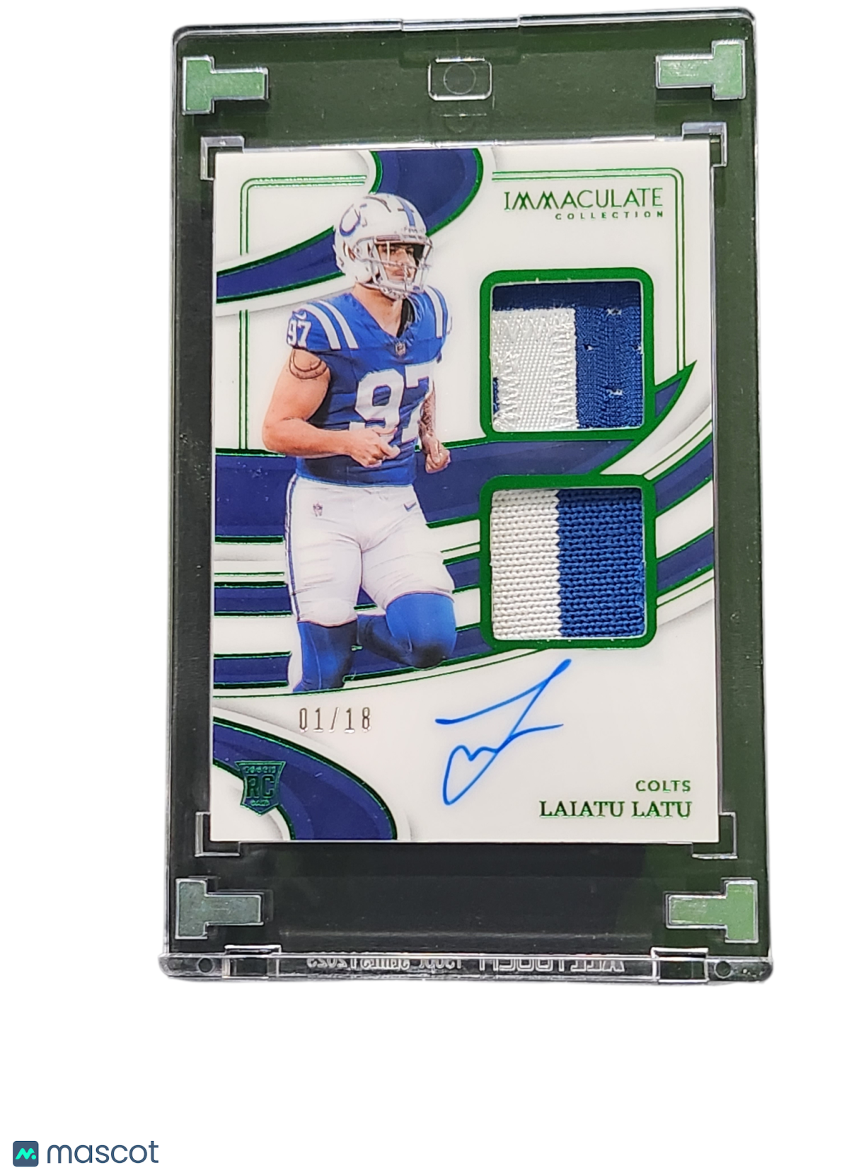 2024 Panini Immaculate Collection Laiatu Latu #Ispr-Llu 01/18 Patch