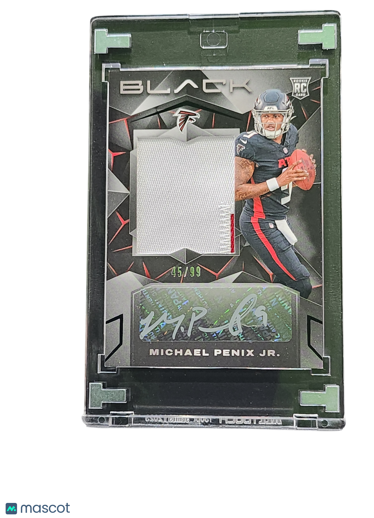 2024 Panini Black Michael Penix Jr. #201 45/99 Patch Rc Memorabilia
