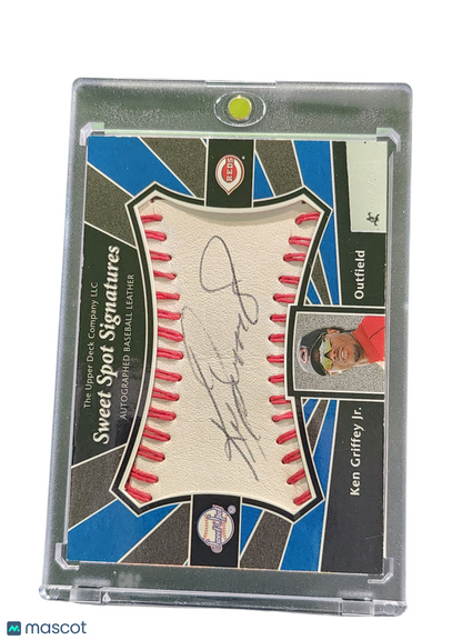2005 Upper Deck Signatures Ken Griffey Jr. #Ss-Kg Auto Baseball Leather