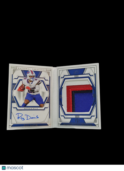 2025 Panini National Treasures Rookie Ray Davis #Rfes-Rds Patch Booklet Rc /99