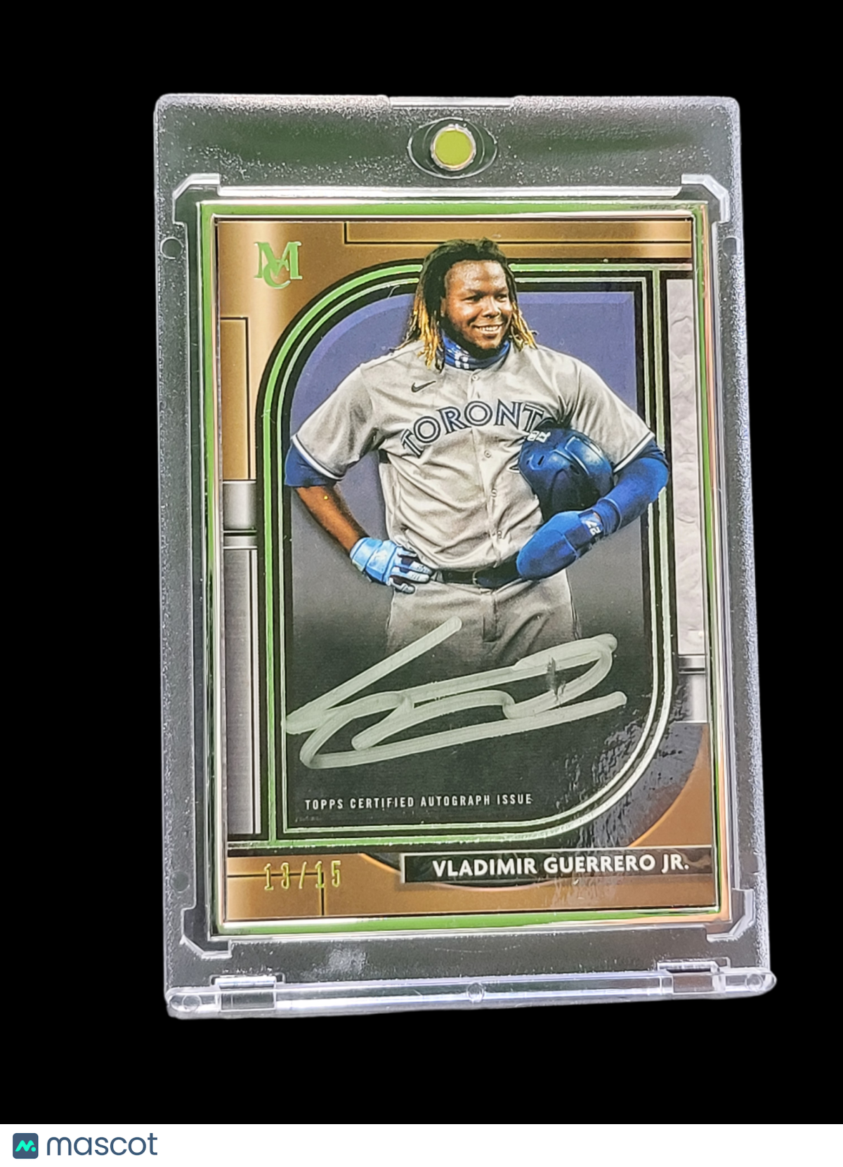 2021 Topps Museum Vladimir Guerrero Jr. #Mfa-Vgj Museum Framed Auto /15