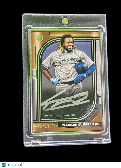 2021 Topps Museum Vladimir Guerrero Jr. #Mfa-Vgj Museum Framed Auto /15