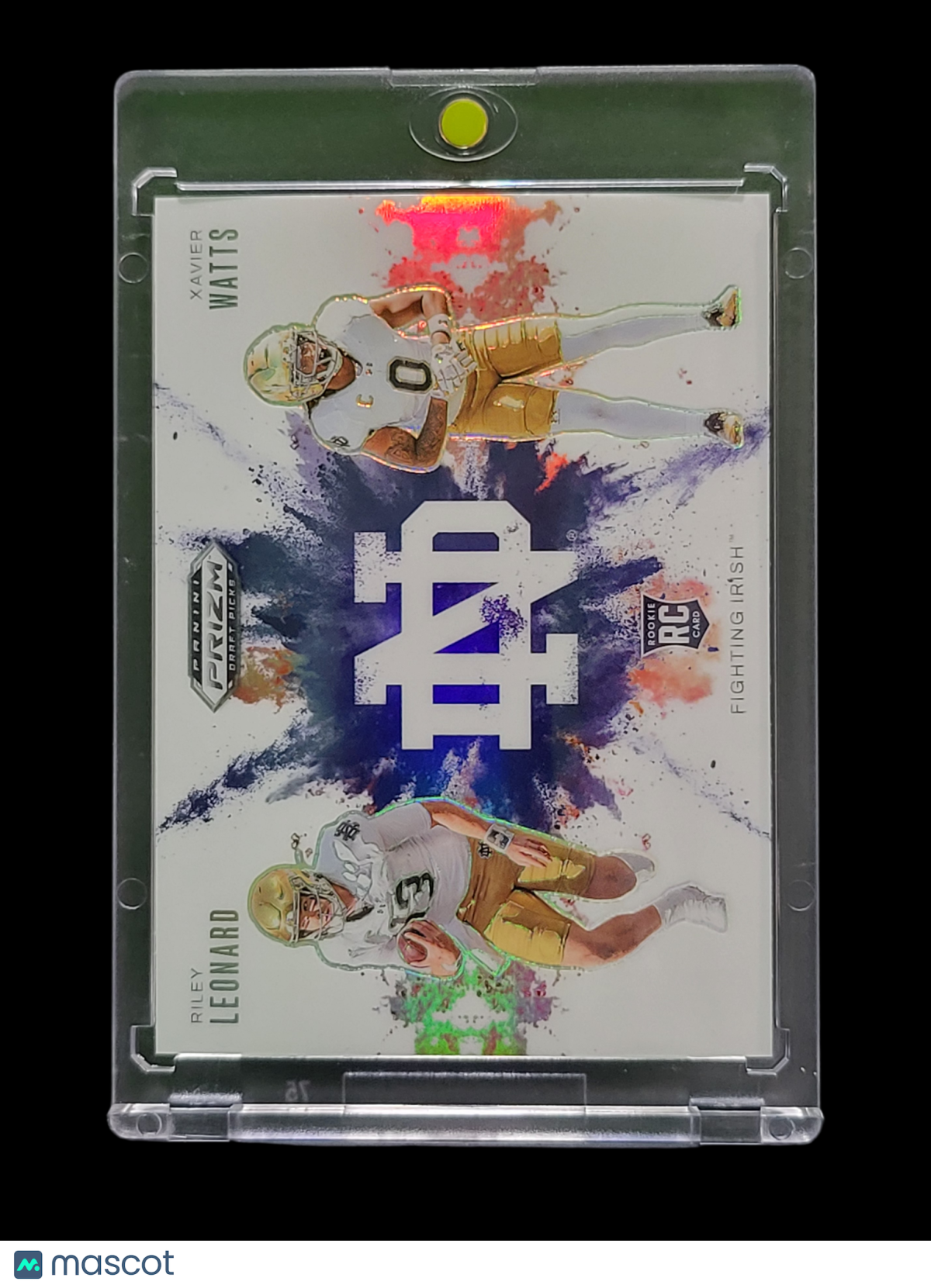 2025 Panini Prizm Draft Picks Riley Leonard Xavier Watts #12 Rc