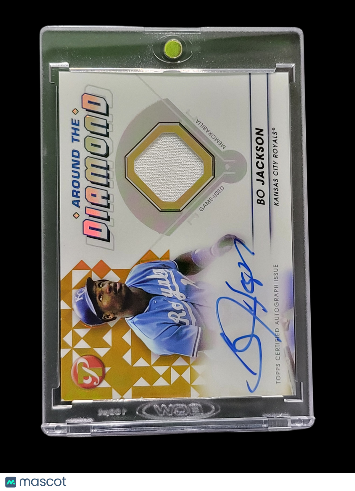 2023 Topps Pristine Around The Diamond Bo Jackson #Adr-Bj Auto/50 Game-Used