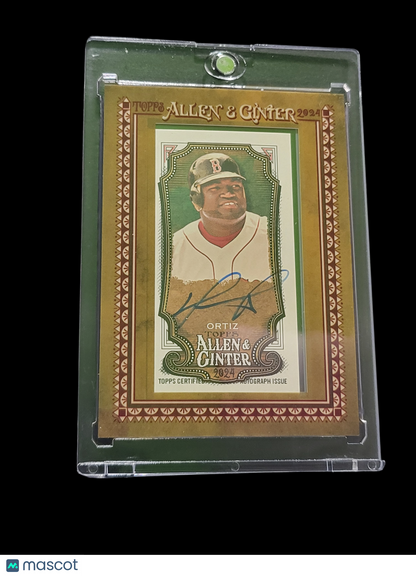2024 Topps Allen & Ginter David Ortiz #Ma-Do Autograph Card