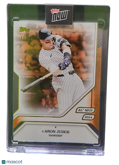 2025 Topps Topps Now Aaron Judge #36 Gold 18/25