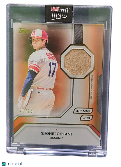 2025 Topps Now Shohei Ohtani #9-R 20/25 Game-Worn Memorabilia
