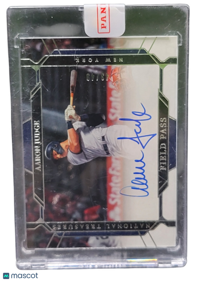 2022 Panini National Treasures Field Pass Aaron Judge #Fp-Aj