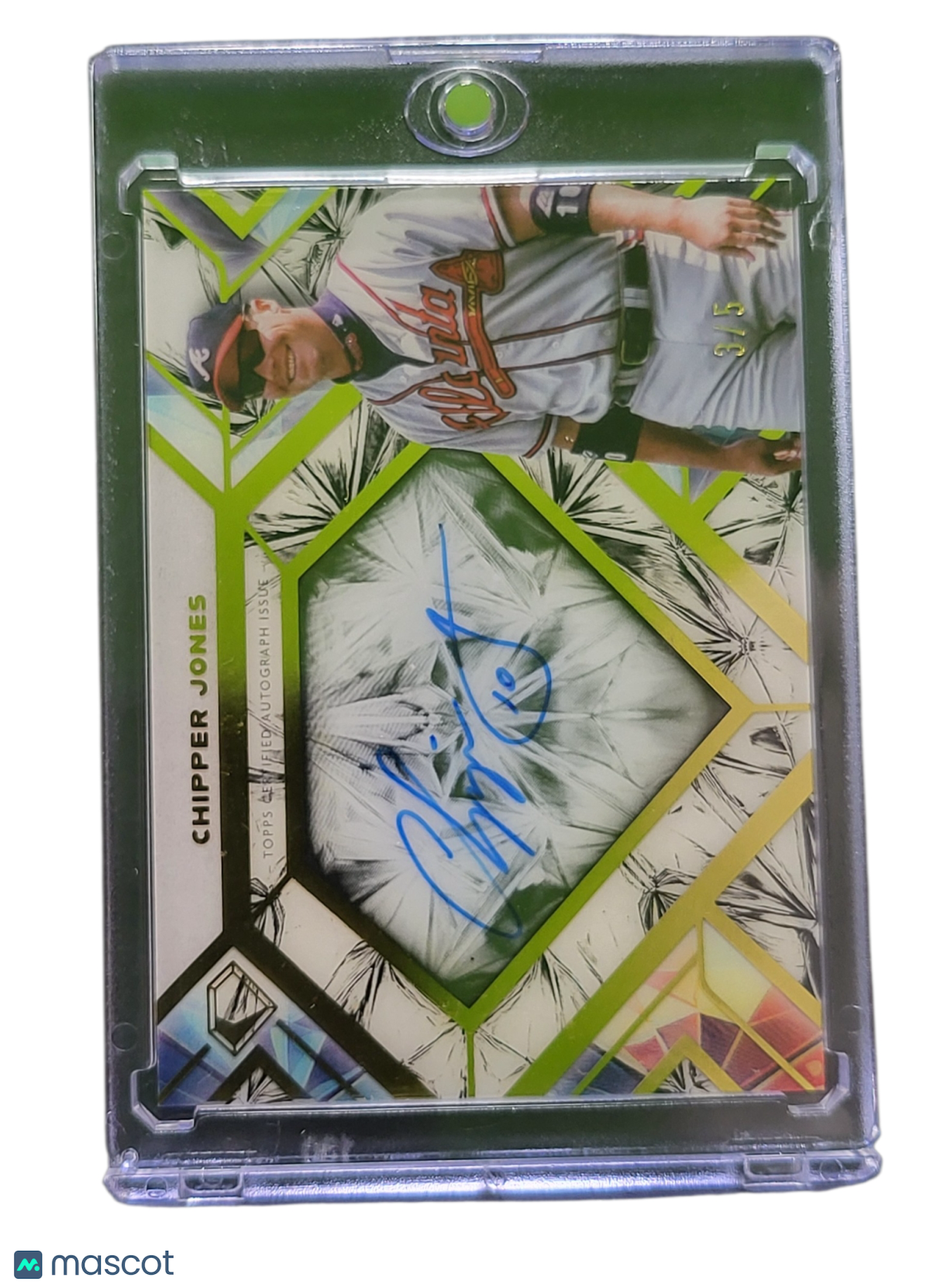 2025 Topps Diamond Icons Chipper Jones #Itda-Cj 3/5