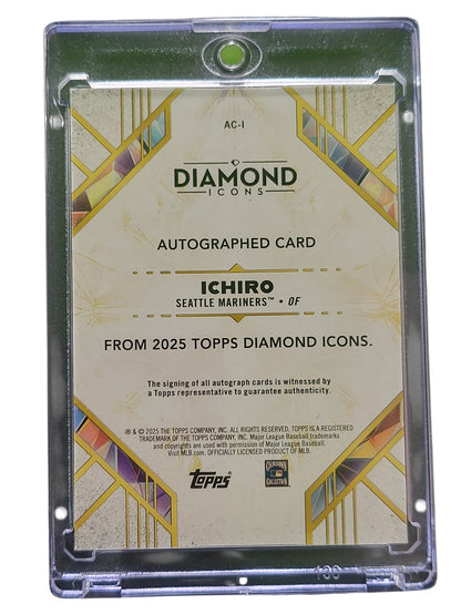 2025 Topps Diamond Icons Ichiro #Ac-I 18/25