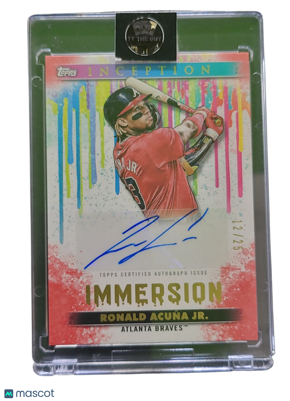 2024 Topps Inception Immersion Ronald Acuña Jr. #Ia-Ra 12/25