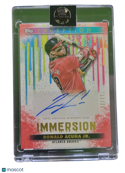 2024 Topps Inception Immersion Ronald Acuña Jr. #Ia-Ra 12/25