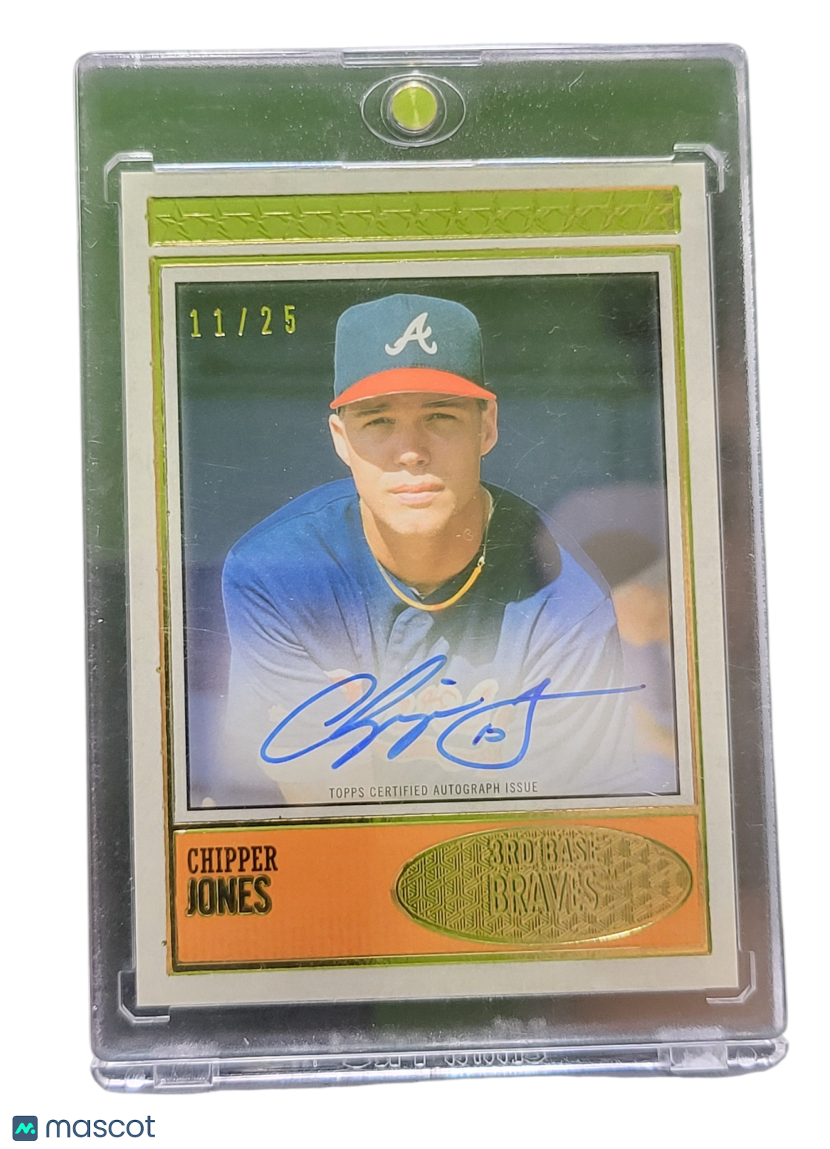 2018 Topps Brooklyn Collection Chipper Jones #Bc1-Cj 11/25