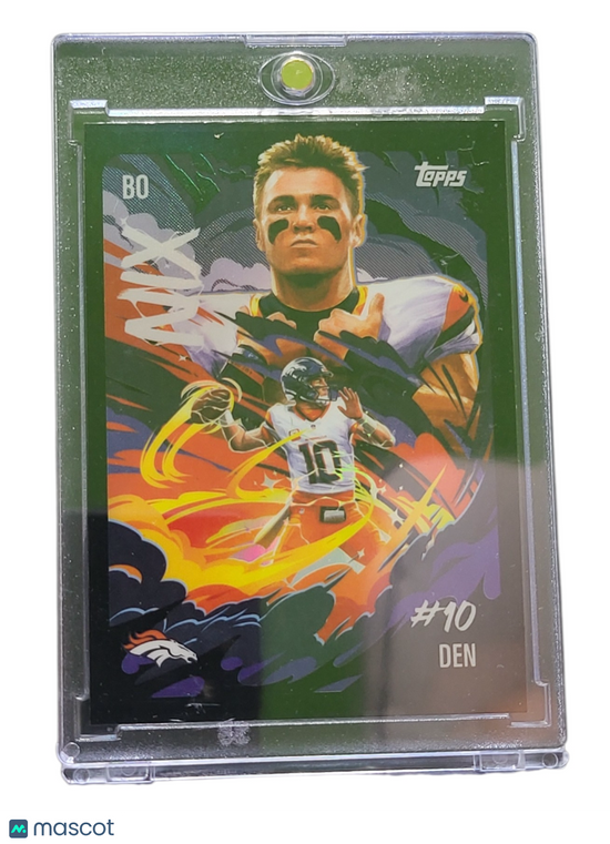 2025 Topps Chrome Ultraviolet Bo Nix #Uv-9