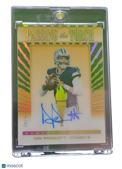 2022 Panini Clearly Donruss Passing The Torch Dak Prescott #Pt-Dp 34/49